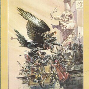 Chris Achilleos 1 sided Book Page Print - Assassin of Gor - 11.5" x 8.25"